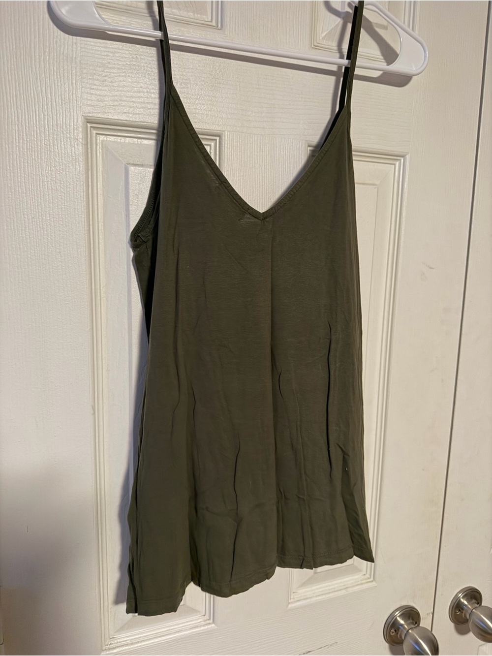 Old Navy Olive Green V-Neck Camisole Top